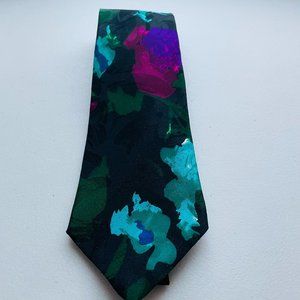 Vintage J. Blades 100% Silk Abstract Hand Made Tie 3.5” W